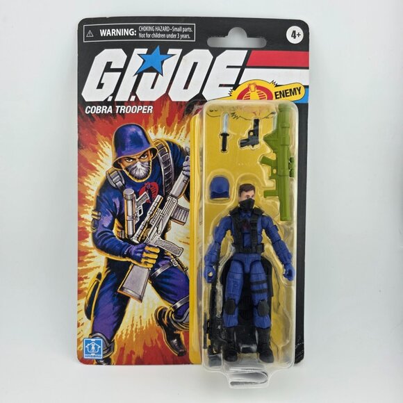 Figurine Gi Joe vintage 80s The enemy Cobra soldier 1983 83 Complet